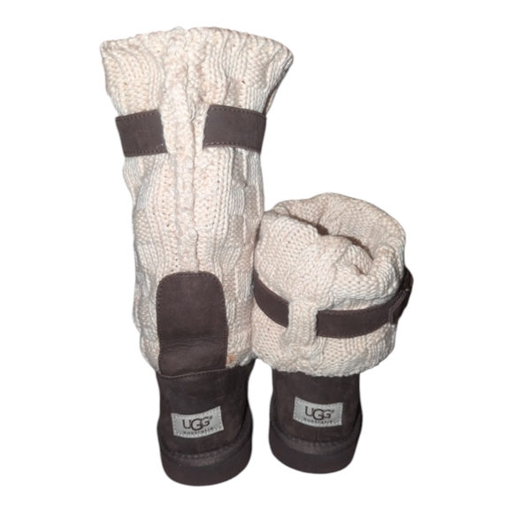 UGG Cassidee Chocolate Boots Size 6.5 Women - Picture 12 of 15